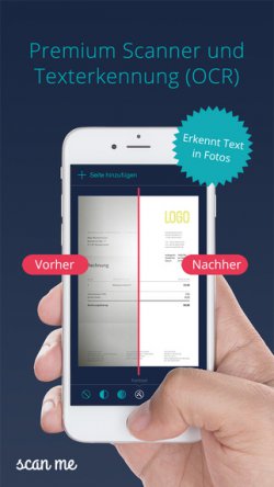 Premium Scanner App scan me erstmals kostenlos statt 4,99 Euro