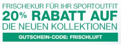 20% Rabatt auf ausgewählte Sportbekleidung bei amazon.de
