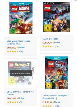 3 für 2 Sparaktion für Lego Games. – 3 kaufen und nur 2 bezahlen @amazon