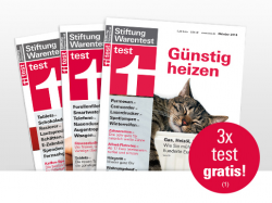 3x die Zeitschrift “test” gratis oder 4x test + 12 Monate Online-test.de-Flatrate für 29,66€ statt 50€
