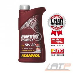 5 Liter (Longlife) Motorenöl Mannol 5W-30 für 18,90€ statt 23,90€ TESTSIEGER 2013 @ autoteile-meile.de