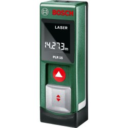 amazon.de Bestseller Laser-Entfernungsmesser Bosch PLR 15 bei amazon.de für 37,99 € statt 46,75 € + GRATIS 10.400mAh-Powerbank