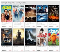 Google Play Geburtstag-Deals: 123 Filme ab 0,99€ als Ausleiher-Film