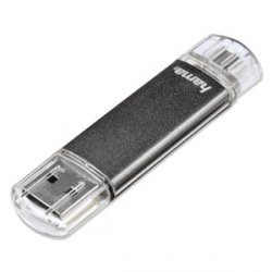 Hama USB Stick Laeta Twin 64GB für 19,99 € (35,36 € Idealo) @Real