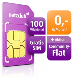 Heute vorerst letzter Aktionstag für kostenlose Community-Sprachflat zur gratis 100 MB Highspeed-Internetflat bei netzclub.net