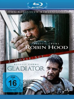 Robin Hood / Gladiator (Directors Cut / Extended Edition, 2 Discs) [Blu-ray]  für 7,97€ [idealo 11,96€] @Amazon