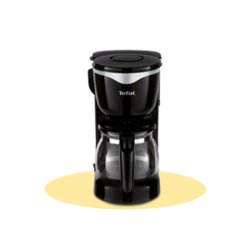 TEFAL CM 3408 600 Watt Kaffeemaschine, 0,6 L, Farbe schwarz für nur 7,00 € Inkl. Versand [ Idealo 23,50 € ] @ eBay
