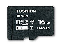 Toshiba microSDHC-Speicherkarte 16GB Class 10 / UHS-I, inkl SD-Adapter für 1,90€  [idealo 8,39€] @ Pearl zzgl. 4.90€ Versandkosten