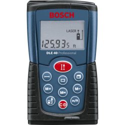 Bosch DLE 40 Laser-Entfernungsmesser für 59,90€ [idealo 69,89€] @ebay
