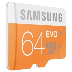 Samsung microSDXC EVO 64GB Class 10 UHS-I (MB-MP64D/EU) für 19,99€ [idealo 29,98€] @ebay