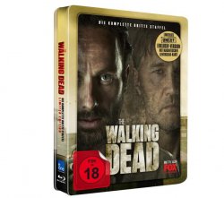 The Walking Dead – Staffel 3 (Exkl. Steelbook Uncut mit magnetischer 3D Lentikularkarte) Blu-ray für 19,99 € (46,99 € Idealo) @Saturn