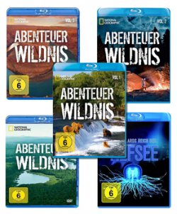 5er Set Blu-rays von National Geographic: Abenteuer Wildnis + Tiefsee für 19,99€ inkl. Versand @terrashop.de