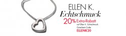 Auf Schmuck von Ellen K. 20% Extra Rabatt + 1 weiteres Teil geschenkt (Wert bis zu 29€ ) @Amazon