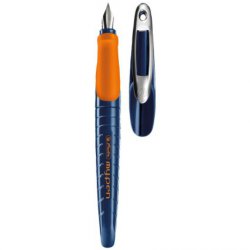 Herlitz 10999761 Schulfüllhalter my.pen M-Feder blau/orange für 3,75€ inkl. Versand [idealo 7,49€] @Amazon