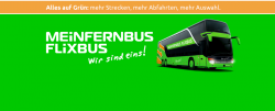 MEINFERNBUS/FLIXBUS One-Way-Tickets ab 1€