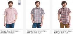 Wrangler Herren Hemd 3 Modelle für 9,95 € (29,95 € Idealo) @eBay Wrangler Store