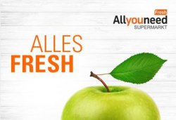 Allyouneed Fresh: 12 Euro Gutscheincode (Einsetzbar ab nur 40 Euro Bestellwert)