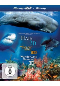 IMAX: 3D-Box (Delfine und Wale, Haie, Weltwunder der Ozeane) [3D Blu-ray] für 14,90 € + 1,99 € [ Idealo 21,99 € ] @ media-dealer