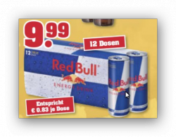 [ Lokal ] Red Bull – Energie Drink Classic 12 Dosen für 9,99 € zzgl. 3,00 € Pfand [ Idealo 30,00 € ] @ Trinkgut