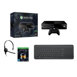 Microsoft Xbox One 500 GB + Halo  & AIO Tastatur für 299€ [idealo über 331,60€] @ebay