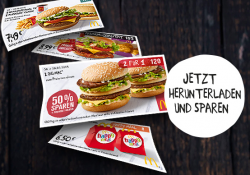 Neue McDonalds Gutscheine ab heute bis 28.06. gültig