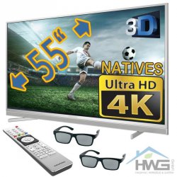Preisknaller bei eBay: Grundig 55VLX 55 Ultra-HD TV mit Triple-Tuner, USB-Recording 3.0 und und und für 649,99€ [idealo: 1199€]