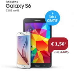 Samsung Galaxy S6 + Tab4 mit AllNetFlat XL für nur 29,99 € mtl. @Sparhandy zum 15jährigen Jubiläum