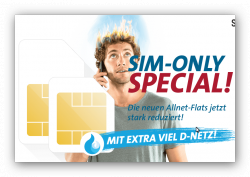 Sparhandy Sim Only Special : D1 Telekom Netz Allnet – Flat ab 9,90€ mtl.