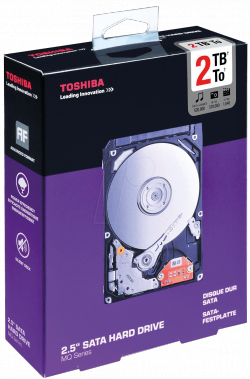 Toshiba 2,5 (6,4 cm) SATA Hard Drive HDD Retail Kit interne Festplatte 2 TB für 58,99 € (76,86 € Idealo) @Amazon