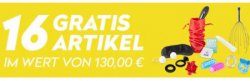 16 Erotik Artikel im Wert von 130,00 € (UVP) GRATIS @Eis.de