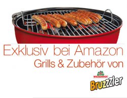 Amazon-Aktion: Bruzzler Grills und Zubehör günstig, z.B: Bruzzzler Kugelgrill für 79,99€ inkl. Versand