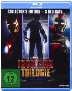 Iron Man Trilogie (Blu-ray) für nur 13,99€ @Amazon [idealo: 24,99€]