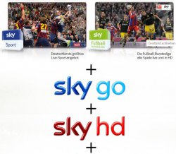 SKY Komplettpaket für 35,99 € mtl. (statt 49,99 € bei SKY) @brands4friends