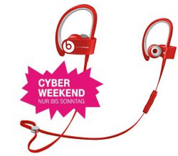 Telekom Cyber Weekend : Beats Powerbeats 2 Wireless In-Ear Kopfhörer für 129,-€ [ Idealo 139,-€ ]