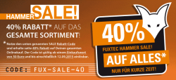 40% Rabatt auf Alles mit einem MBW von 50€ bei FUXTEC