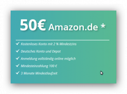 50€ Amazon Gutschein für die Eröffnung eines Cashboard Kontos/Depots  – Mindestlaufzeit 3 Monate @ Cashboard