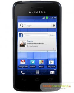 Alcatel T Pop 4010x 3.5 Zoll ( 8,89 cm) für 29€ VSK-frei [idealo 62,50€] @ebay