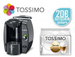 Bei Groupon: Tassimo Fidelia T4 effektiv für nur 13€ durch 20€ Willkommensgutschein [Idealo: 37,99€]