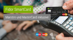 Fidor SmartCard (Girokonto mit Kreditkarte & Maestro) ohne Jahresgebühr statt 8,95€ und ohne Fremdwährungseinsatzgebühr