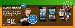 Klarmobil Allnet Starter (100 Minuten, 100 SMS, 400 MB) + Smartphone oder Smartwatch für 5,95 € mtl. @Modeo