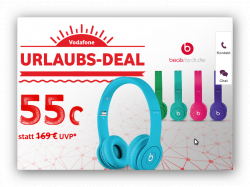 [ Lokal ] Urlaubs-Deal Beats By Dre Solo HD für 55,- € [ Idealo ab 94,99 € ] @ Vodafone-Shop