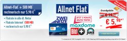 o2 & E-Plus Netz: Allnet – Flat + 500 MB Internetflat rechnerisch für nur 5,98€ mtl. @ Handybude