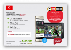 PhoneTastic Mondays: D2 Allnet-Flat + Samsung Galaxy S6 edge +Galaxy Tab 4 + BildPlus für 34,99€ mtl. @Sparhandy