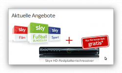 Sky Wunschpaket (Bundesliga, Film, Sport): nur € 19,99 mtl. + Sky Go gratis @Sky