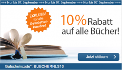 10% Rabatt mit Gutscheincode auf alle Bücher bei rebuy.de