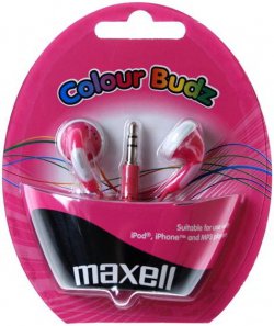 10 Stück !!! Maxell Kopfhörer Colour Budz Headphone für 8,40 € inkl. VSK (25,80 € Idealo) @Rohling-express