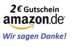 2 € Amazon Gutscheine für 1,42 auf eBay