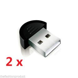 2 x Neue Wireless USB Bluetooth 2.0 Adapter Dongle für 1€ VSK-frei [idealo 4,47€] @ebay