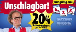 20% Sofort-Rabatt auf alle Möbel @Roller z.B. Boxspringsofa MEMPHIS für 378,99 € (529,00 € Idealo)