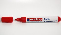 5er Set Edding 4500 creative Textilmarker Stift Marker waschfest 2-3mm rot 5 Stück für 3,99€ VSK-frei [idealo 12,14€] @ebay